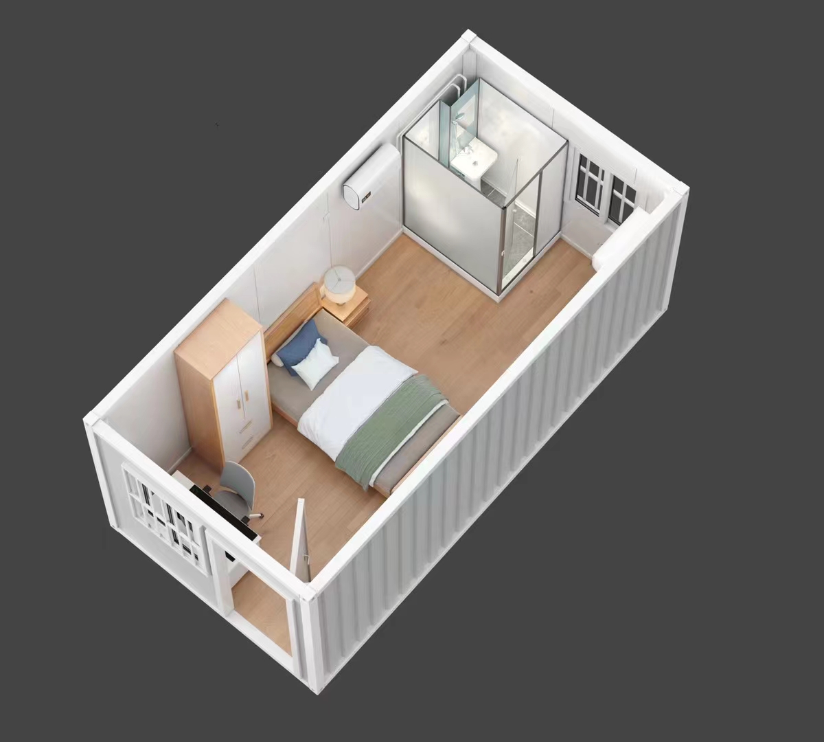 Får det sammenleggbare containerhuset fart i boligbransjen?